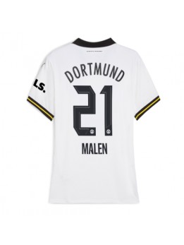 Borussia Dortmund Donyell Malen #21 Zenski Rezervni Dres 2024-25 Kratak Rukavima